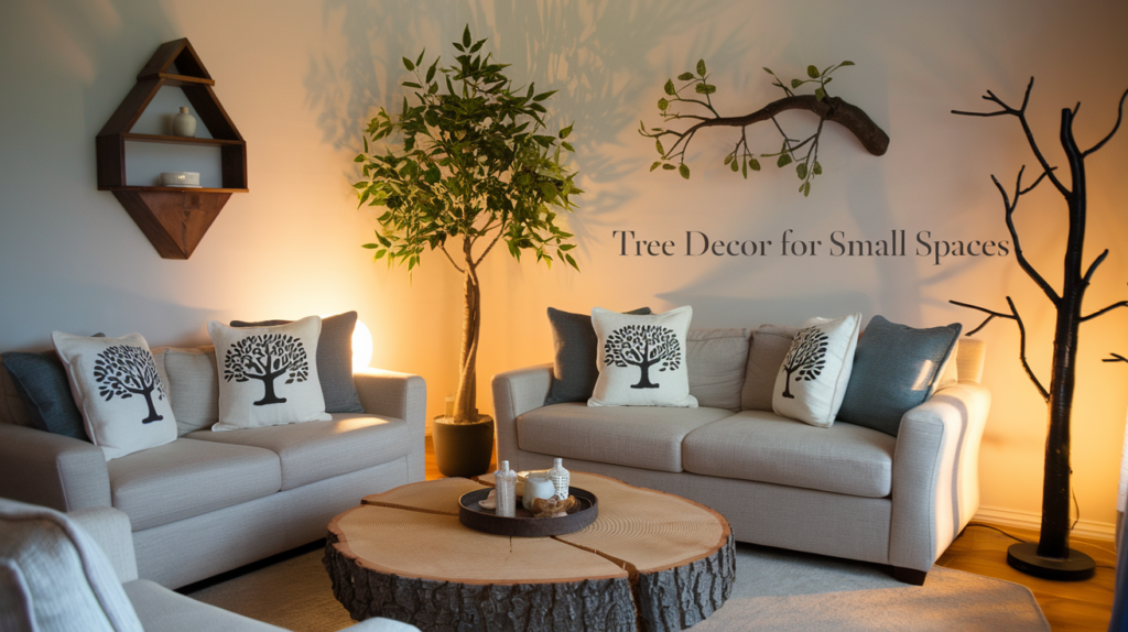 7 Unexpected Ways to Incorporate Tree Decor in Small Spaces