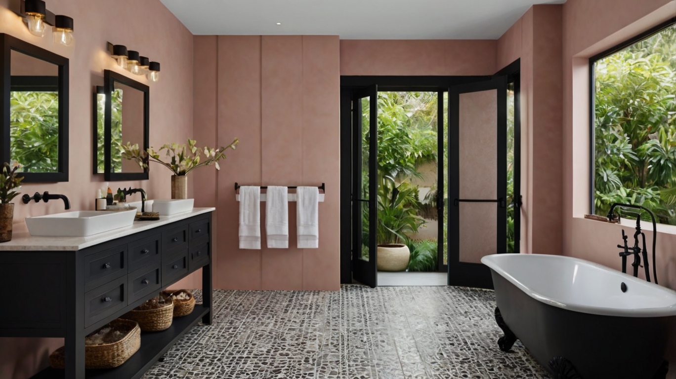 Bathroom color trends balancing spa-like calm with personality