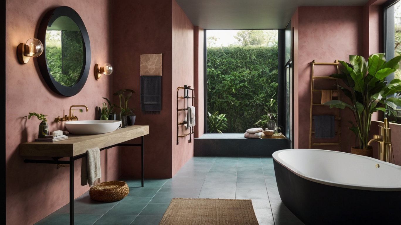Bathroom color trends balancing spa-like calm with personality