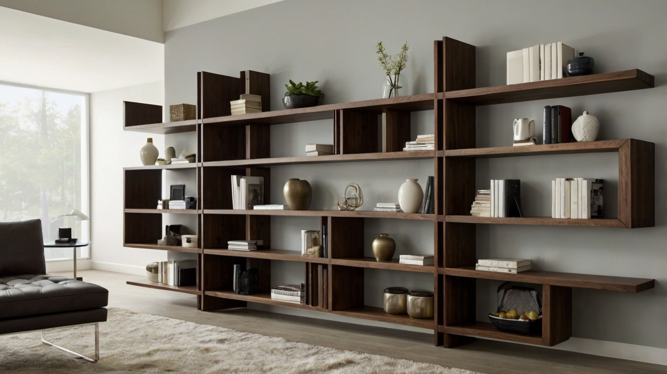 Floating Shelves for Accessible Resources