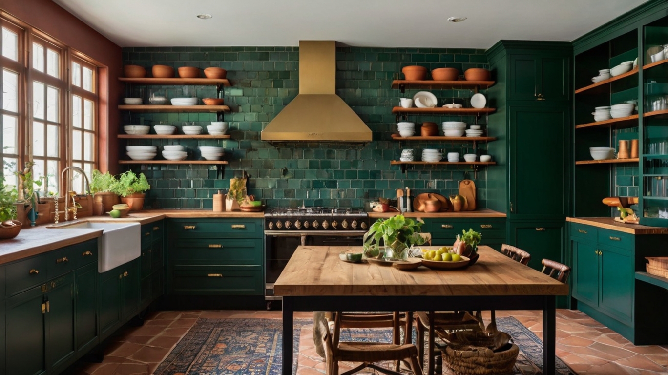 Kitchen color innovations beyond white