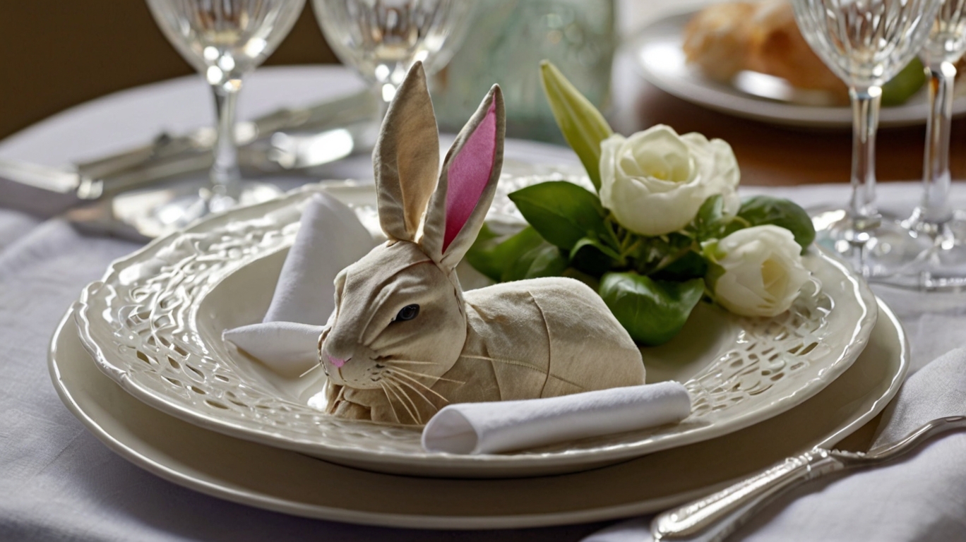 Napkin-Folding-Techniques-to-Impress-bunny-ears1