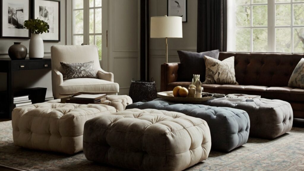 5 Brilliant Ottoman and Pouf Tricks a Versatile Decor Ideas