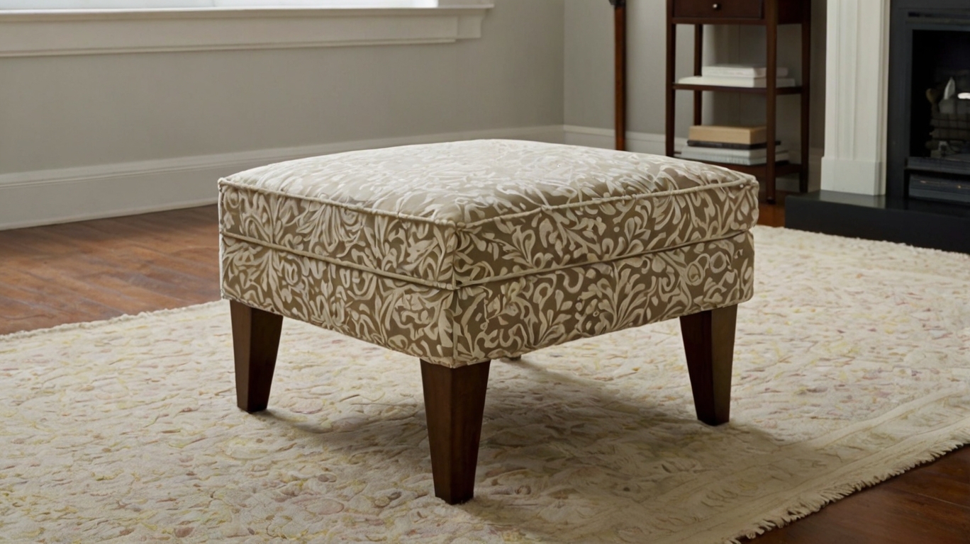 Upcycling old furniture into custom ottomans