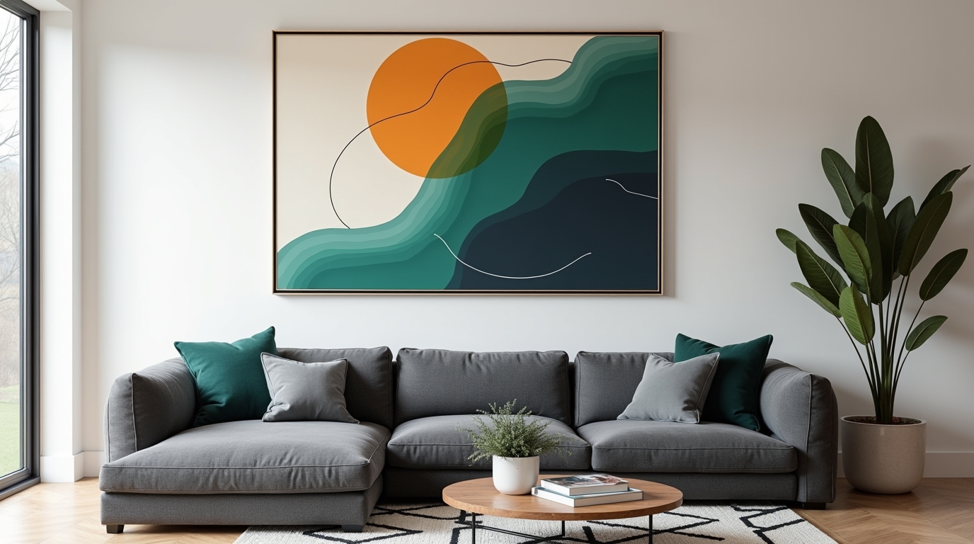 Impressive Living room wall art designs in 2025