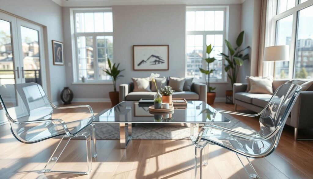 4 Stylish Transparent Furniture Hacks for Bigger Living